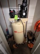 INGERSOL RAND RECIPROCATING AIR COMPRESSOR, MODEL TS4N5, S/N 1011010276, 5 HP, 3450 RPM,