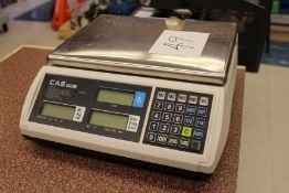 ISHIDA DIGITAL PLATFORM SCALE, MODEL S2000 JR., S/N ER0660809, CAPACITY 0-15 LB X 0.005 LB AND 15-30