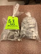 (2) BAGS OF NEW S/S CLAMPS, 1-1/2