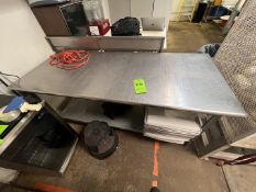S/S TABLE, APPROX. DIMS 72
