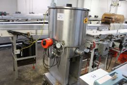 150lb stainless steel chocolate melter with water jacket, immersion heater with thermostat,