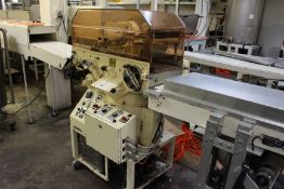 Sollich 280mm enrobing line with 280mm wide x 10' long cold plate infeed with compressor, Sollich