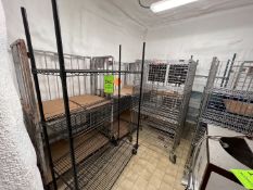 (9) ASSORTED CARTS AND RACKS