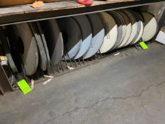 Aprox. (24) Assorted Grinding Wheels, with Metal Rack (LOCATED IN PITTSBURGH, PA)