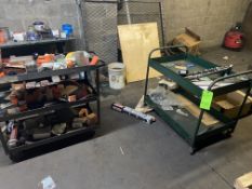 (2) Portable Shop Carts, with (1) Shop Table (LOCATED IN PITTSBURGH, PA)