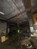 1/2 Ton Electric Hoist, with Cross Beam (LOCATED IN PITTSBURGH, PA)