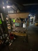 Drake Hydraulic Press Break, M/N 5-091, S/N 149606, Uses Velocite Oil 6 (LOCATED IN PITTSBURGH, PA)