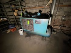 Aprox. 10 hp Air Compressor, with Horizontal & Vertical Receiver, with Additional Compressor Unit (