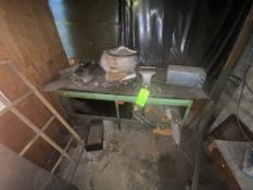 Crane Cams Wooden Shop Table, Overall Dims.: 6 ft. L x 19” W x 21-1/2” H (LOCATED IN PITTSBURGH, PA)