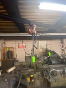 Yale 1/2 Ton Electric Hoist, with Cross Beam (LOCATED IN PITTSBURGH, PA)