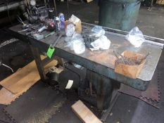 Shop Table, Overall Dims.: Aprox. 5 ft. 2” L x 24-1/2” W x 19” H (LOCATED IN PITTSBURGH, PA)
