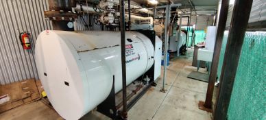 CLEVER BROOKS 50-HP BOILER, MODEL CFH, S/N 16021005010047, 150# ST PRESSURE, NATURAL GAS (BOILER 2)