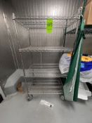 WIRE RACK ON CASTERS