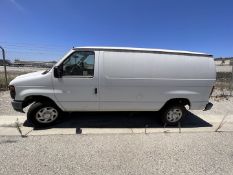 2013 FORD E-250 SUPER DUTY COMMERCIAL VAN, ODOMETER MILEAGE 82,474 -- LICENSE NUMBER 57913K1