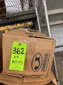 (2) NEW JONESCO FIRE EXTINGUISHER CABINETS, RED ADN BLACK, 10 LB