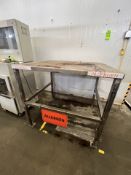 S/S TABLE, APPROX. 52 IN L X 46 IN W X 48 IN H