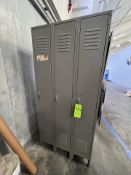 (2) 3-DOOR LOCKERS