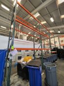 (9) SECTIONS OF PALLET RACKING