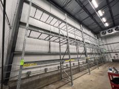 (6) SECTIONS OF PALLET RACKING, (3) CROSS BEAMS PER SECTION