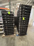 APPROX. (52) PLASTIC BREAD BASKETS, APPROX. DIMS: 28 IN L X 27 IN W 2-1/2 IN H