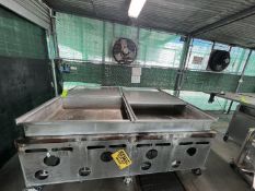 BRAISING / COOKING SKILLET, (2) COOKING SECTIONS EACH SECTION APPROX. 49 IN L X 36 IN W, INCLUDES (