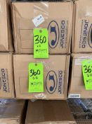 (2) NEW JONESCO FIRE EXTINGUISHER CABINETS, RED ADN BLACK, 10 LB