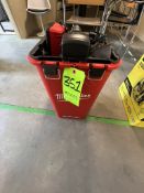 MILWAUKEE DRAIN SNAKE WITH CABLE DRIVE, S/N H81BD201400310, LOCKING FEED SYSTEM, M18 FUEL