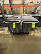 (2) BRUTE RUBBERMAID TRASHCANS