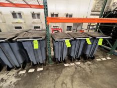 (4) BRUTE RUBBERMAID TRASH CANS