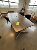 CONFERENCE TABLE AND CHAIRS