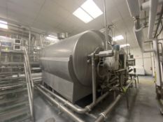 Scherping Systems S/S Horizontal Jacketed Cheese Vat, M/N HCV-40, S/N 9901370024, Max. Allowable