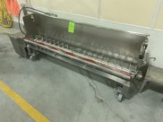 S/S Curd Auger, Aprox. 6 ft. L Auger, Mounted on Portable Frame (LOCATED IN SAN BERNARDINO, CA)(