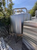 WALKER 450 GALLON JACKETED MIXING TANK, MODEL MIX TANK, S/N WEP-93412-1