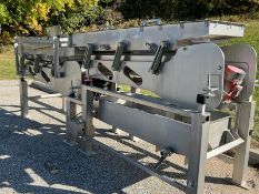 S/S SHAKER DECK, (2) APPROX. 68” L X 26” W SECTIONS (LOCATED IN NEBRASKA CITY, NE)