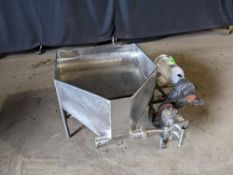 Qty (1) APV All Stainless Product Collection Pan with Pump - Dimensions: - Length: 2ft 5-3/4in -