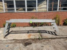 Qty (1) Conveyor Walk over Platform - All stainless steel construction - 4 steps each side -