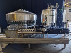 Filler Specialties 54-18 Monoblock Filler Screw Capper - Stainless Steel Construction - 54 valve