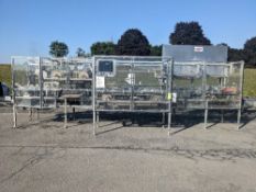 Qty (1) Tisma Horizontal Automatic Cartoner, Model TC600, speeds up to 200CPM, All Stainless Steel