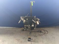 Qty (0) LSI Automatic Pressure Sensitive Labeling Head - Adjustable height T-stand mounted labeler -