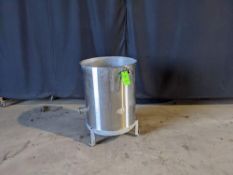 Qty (1) Stainless Steel Tank with 2-1/2