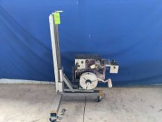 Qty (1) LSI Automatic Pressure Sensitive Labeling Head - Adjustable height T-stand mounted labeler -