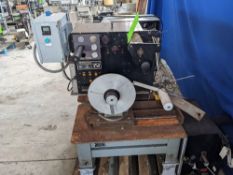 Qty (1) LSI Automatic Pressure Sensitive Labeling Head - Adjustable height T-stand mounted labeler -