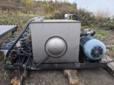 Qty (1) Hydraulic Power Pack - w/ 10 Electric Controlled Output and Return - 20hp - 1725RPM -