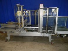 Qty (0) Wexxar Automatic Case Erector - 6' H x 4' W x 20' L - Unit erects and tapes corrugated cases