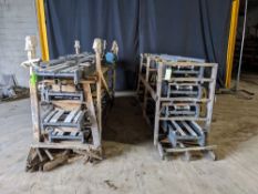 Sentry Matt Top Case Conveyor Sections -(10) Pieces: 3 setions 120