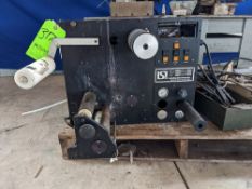 Qty (1) LSI Automatic Pressure Sensitive Labeling Head - Adjustable height T-stand mounted labeler -