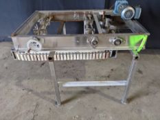 Qty (1) Simplimatic Inline Gripper Bottle Transfer Assembly - Heavy Duty -Stainless Steel