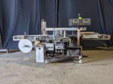 Quadrel Front and Back Wrap Labeler - Volts: 480 - A: 11 - PH: 3 - MFG: 08 APR 09 - Height: 75in -