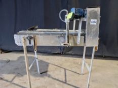 Qty (1) All Stainless Steel Dynamic Transfer Conveyor - Including Drive for 18