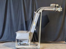 Qty (1) Stricklin Magnetic Metal Cap Elevator - Magnetic Conveyor - Frame to Discharge: 50in -